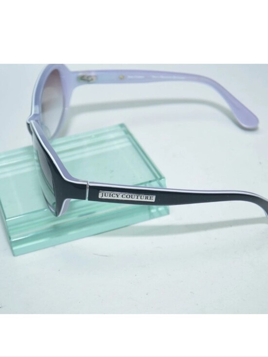 VintageJuicy Couture American Princess Black/ Purple Y2k Malibu Sunglasses main image 6